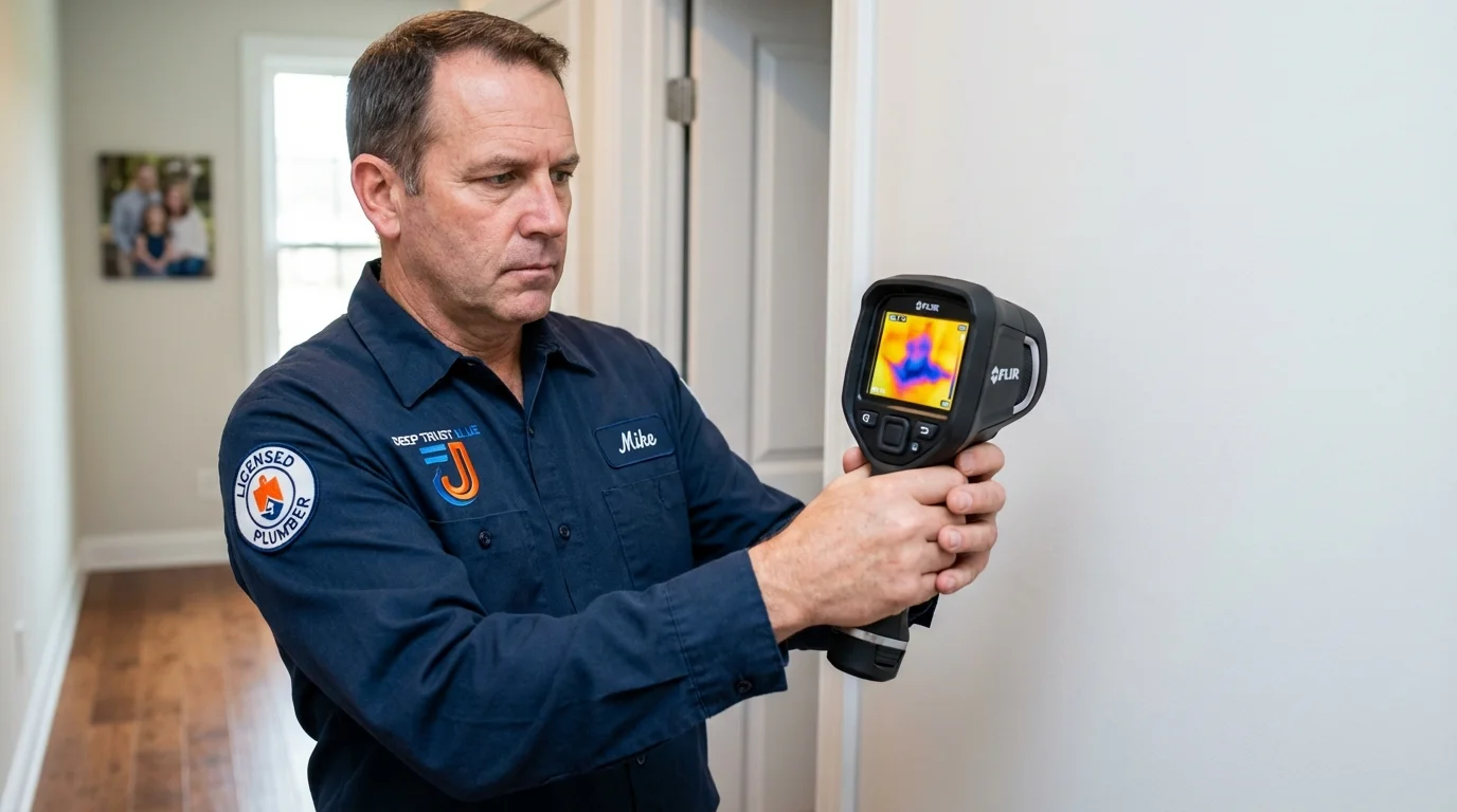 Thermal imaging leak detection by Johns Plumbing LLC in Hoyt Lakes